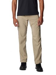 Columbia Spodnie funkcyjne "Silver Ridge Utility" w kolorze beżowym rozmiar: 36 34. Brązowe spodnie treningowe długie Columbia, bez wzorów, z materiału. Za 113.99 zł.