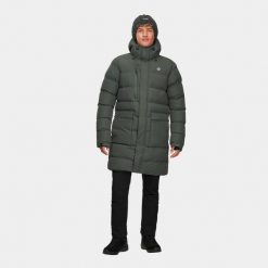 Kurtka/płaszcz zimowy męski Alpinus Trolltunga. Zielone kurtki Alpinus, na zimę, m, bez wzorów, bez kaptura. W wyprzedaży za 270.00 zł.