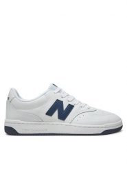 New Balance Sneakersy BB80UFO Biały. Białe buty sportowe casual New Balance, bez wzorów, ze skóry, bez zapięcia. Za 279.99 zł.