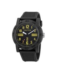 Nautica Zegarek NAPATS303 Czarny. Czarne zegarki Nautica. Za 379.99 zł.