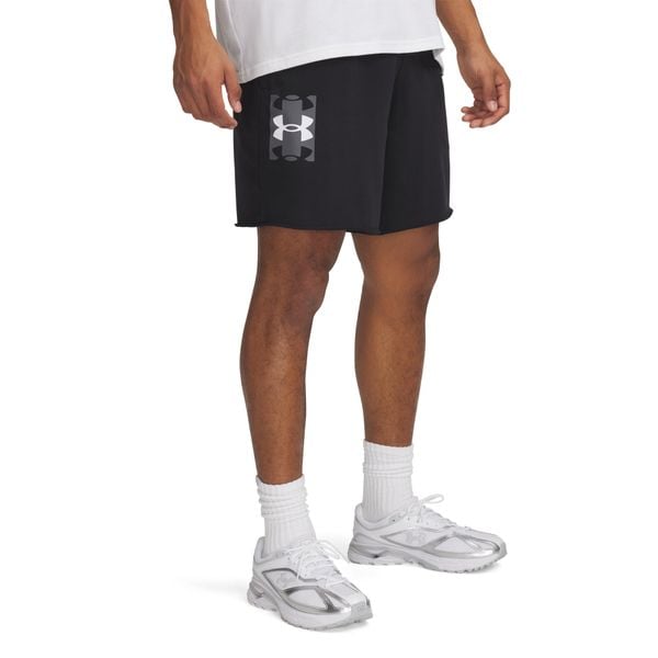 Spodenki Under Armour Ua Rival Terrylogo8inshort Dorosłych. Czarne krótkie spodenki sportowe Under Armour, s, bez wzorów. Za 212.75 zł.