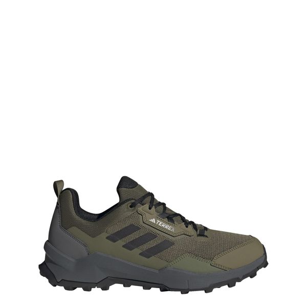 Buty Terrex AX4 Hiking. Brązowe buty turystyczne Adidas, bez wzorów, bez zapięcia, trekkingowe. W wyprzedaży za 441.05 zł.