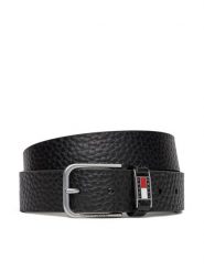 Tommy Jeans Pasek Męski Tjm Scanton Texture 3.5 AM0AM13417 Czarny. Czarne paski Tommy Jeans, bez wzorów, z jeansu. Za 219.99 zł.