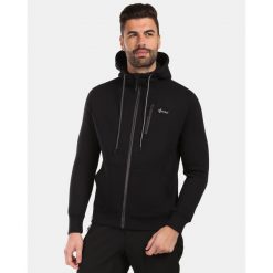 Męska bawełniana bluza z kapturem Kilpi DANILO-M. Czarne bluzy z kapturem Kilpi, m, bez wzorów, z bawełny, z kapturem. Za 318.77 zł.