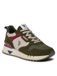 U.S. Polo Assn. Sneakersy BUZZY001A Zielony. Zielone buty sportowe casual U.S. Polo Assn., bez wzorów, z materiału, bez zapięcia. Za 489.99 zł.