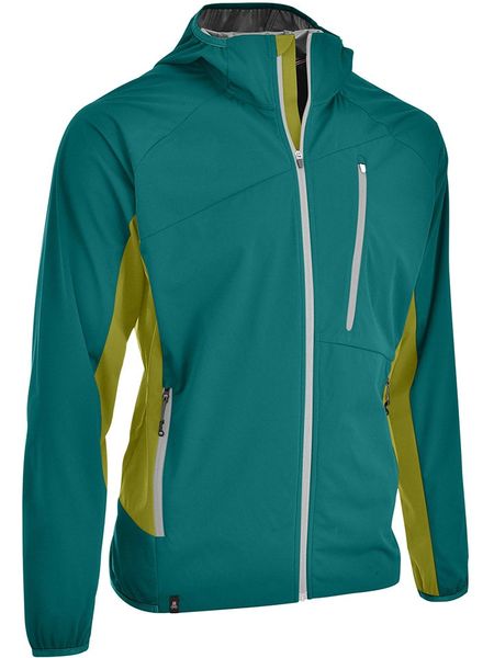 Maul Sport Kurtka softshellowa "Achenkopf 10.0" w kolorze morsko-oliwkowym rozmiar: 58. Niebieskie kurtki outdoor i hardshell Maul Sport, bez wzorów, bez kaptura. Za 252.99 zł.