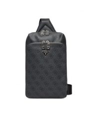 Guess Saszetka HMMILO P5226 Szary. Szare torby na ramię Guess, z aplikacjami, ze skóry, bez dodatków. Za 259.99 zł.