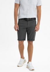 Krótkie spodenki męskie P-YOKO. Szare szorty Volcano, l, bez wzorów, z bawełny, casualowe. Za 149.99 zł.