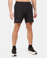 Męska spodenki fitness Kilpi BRAY-M. Czarne krótkie spodenki sportowe Kilpi, m, bez wzorów. Za 189.67 zł.