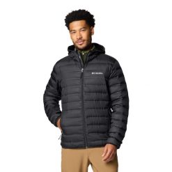 Kurtka puchowa męska Columbia Lake 22 II Down Hooded Jacket z kapturem. Niebieskie kurtki Columbia, m, bez wzorów, z puchu, z kapturem. Za 434.99 zł.