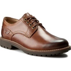 Półbuty CLARKS - Montacute Hall 203510857 Dark Tan Leather. Eleganckie półbuty marki Clarks. W wyprzedaży za 289.00 zł.