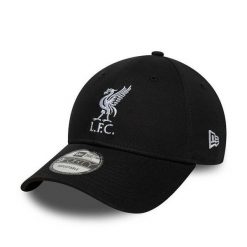Czapka baseballowa 9forty Liverpool FC Core. Czarne czapki z daszkiem New Era, bez wzorów. Za 170.50 zł.