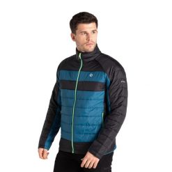 Kurtka Ocieplana Męska Pikowany Descending II. Czarne kurtki Dare 2B, l, bez wzorów, z materiału, bez kaptura. Za 140.99 zł.