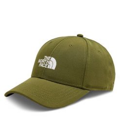 Czapka z daszkiem The North Face. Zielone czapki z daszkiem The North Face, bez wzorów. Za 99.99 zł.