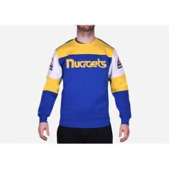 Bluza sportowa męska Mitchell & Ness Denver Nuggets. Żółte bluzy bez kaptura Mitchell & Ness, m, bez wzorów, bez kaptura. Za 521.00 zł.