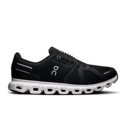 On Cloud 6 M Black | White Sneakersy męskie. Czarne buty sportowe casual On, bez wzorów, bez zapięcia. Za 599.99 zł.