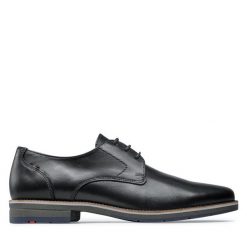 Półbuty Lloyd. Czarne eleganckie półbuty Lloyd, bez wzorów, bez obcasa, bez zapięcia. Za 429.99 zł.