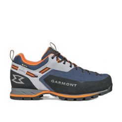 Buty trekkingowe Garmont Dragontail Evo GTX. Niebieskie trekkingi Garmont, bez wzorów, bez zapięcia. W wyprzedaży za 750.50 zł.