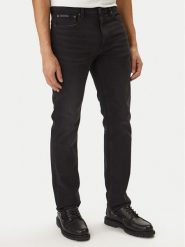 Calvin Klein Jeansy LV04RF938G Czarny Straight Fit. Czarne jeansy CALVIN KLEIN, m. Za 399.99 zł.