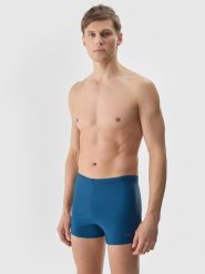 4F Kąpielówki męskie - turkusowe L. Niebieskie kąpielówki 4F, l, bez wzorów, z elastanu. Za 59.99 zł.