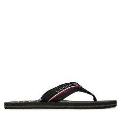 Japonki Tommy Hilfiger. Czarne japonki Tommy Hilfiger, bez wzorów. Za 119.99 zł.