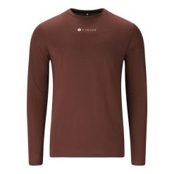Koszulka termoaktywna z długim rękawem Virtus Roger. Czerwone bielizna termoaktywna VIRTUS, bez wzorów, bez ramiączek, trekkingowe. Za 162.00 zł.