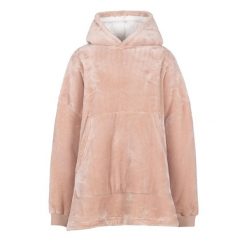 Trespass Cosiness – obszerna bluza z kapturem At300 Misty Rose. Brązowe bluzy z kapturem Trespass, bez wzorów, z polaru, z kapturem. Za 305.99 zł.