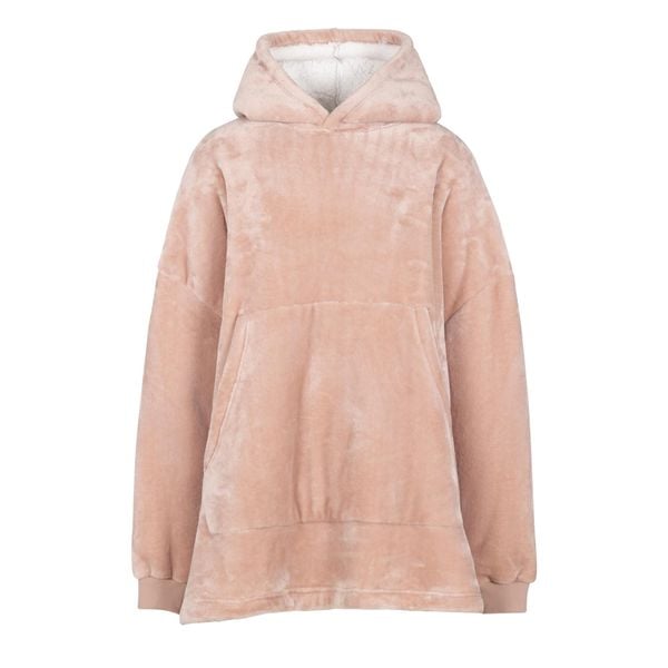 Trespass Cosiness – obszerna bluza z kapturem At300 Misty Rose. Brązowe bluzy z kapturem Trespass, bez wzorów, z polaru, z kapturem. Za 305.99 zł.