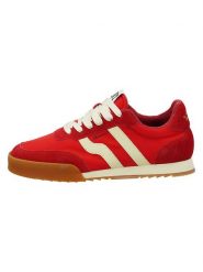 GANT Footwear Skórzane sneakersy "Baylle" w kolorze czerwonym rozmiar: 43. Czerwone buty sportowe casual GANT Footwear, bez wzorów, bez zapięcia. Za 345.82 zł.