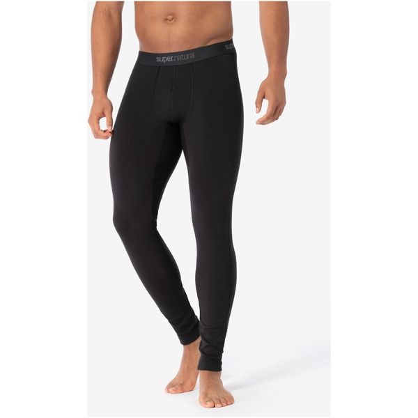 Legginsy termoaktywne męskie SUPER.NATURAL. Czarne bielizna termoaktywna super.natural, m, bez wzorów. W wyprzedaży za 356.99 zł.