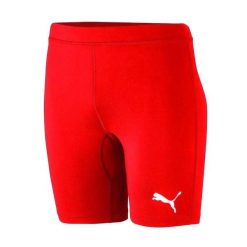 Spodenki kompresyjne męskie PUMA Liga Baselayer Short Tight. Białe bielizna termoaktywna Puma, na lato, m, bez wzorów, z elastanu, bez ramiączek, do piłki nożnej. Za 66.00 zł.