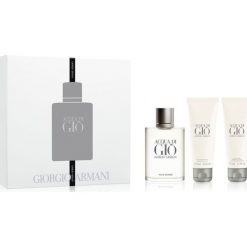 Giorgio Armani Acqua di Gio Pour Homme Zestaw dla mężczyzn EDT 100ml + Żel pod prysznic 75ml + Balsam po goleniu 75ml. Zestawy kosmetyków marki Giorgio Armani. Za 280.00 zł.