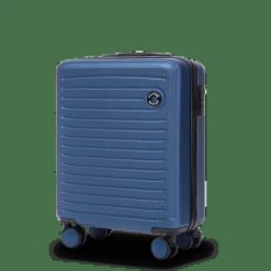 Walizka KABINOWA Wings ABS+ COOT 20" Middle Blue. Niebieskie walizki Wings, bez wzorów, z materiału. Za 219.00 zł.