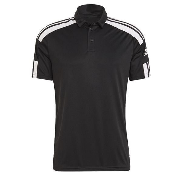 Koszulka polo do piłki nożnej męska Adidas Squadra 21 Polo z krótkim rękawem. Białe koszulki polo Adidas, m, bez wzorów, bez kołnierzyka, bez ramiączek, do piłki nożnej. Za 97.30 zł.