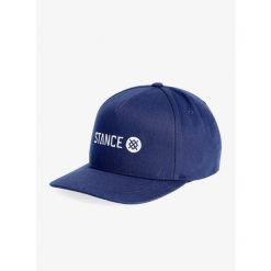 Czapka z daszkiem Stance Icon Snapback Hat - navy. Niebieskie czapki z daszkiem Stance, bez wzorów. Za 127.15 zł.