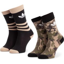 Zestaw 2 par wysokich skarpet unisex adidas - Camo Crew 2Pp DV1501 Multco/Black/White. Skarpety Adidas. Za 49.95 zł.