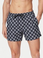 HUGO Szorty kąpielowe Aaron 50556792 Granatowy Regular Fit. Niebieskie kąpielówki Hugo, m, bez wzorów, z syntetyku. Za 339.99 zł.
