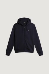 Bluza z kapturem Napapijri Balis. Niebieskie bluzy z kapturem Napapijri, na lato, l, bez wzorów, z bawełny, z kapturem. Za 396.55 zł.