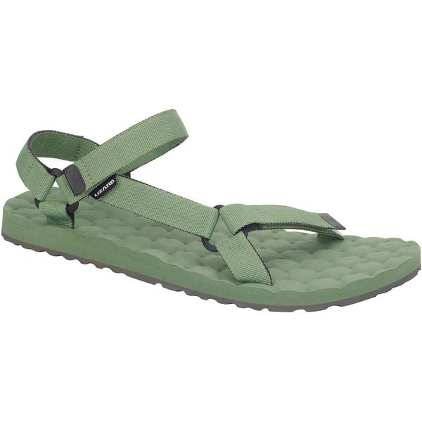 Sandały Trail FIGG/43. Zielone sandały LIZARD, z gumy, bez zapięcia. Za 122.98 zł.