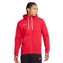 Bluza Męska Park 20 Z Pełnym Zamkiem Błyskawicznym. Czerwone bluzy z kapturem Nike, m, bez wzorów, z bawełny, z kapturem. Za 404.99 zł.