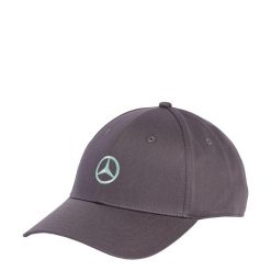 Czapka Mercedes - AMG Petronas Formula One Team Fan Cotton. Szare czapki z daszkiem Adidas, bez wzorów, z bawełny. Za 199.00 zł.