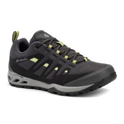 Buty turystyczne męskie Columbia Vapor Vent. Czarne buty trekkingowe Columbia, bez wzorów, ze skóry, bez zapięcia. Za 229.99 zł.
