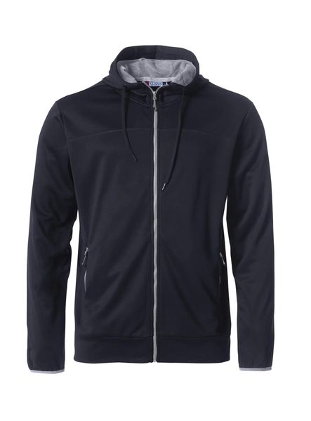 Clique Ottawa blu granatowa kurtka z kapturem poliester – dark navy. Niebieskie kurtki CLIQUE, m, bez wzorów, z meshu, z kapturem. Za 244.88 zł.
