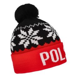 Czapka zimowa Polska KEEZA śnieżynki. Czapki zimowe KEEZA, bez wzorów. Za 58.00 zł.