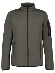 Icepeak Kurtka polarowa "Bredstedt" w kolorze szarobrązowym rozmiar: XL. Brązowe kurtki Icepeak, xl, bez wzorów, z materiału, bez kaptura. Za 104.89 zł.