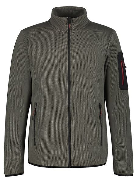 Icepeak Kurtka polarowa "Bredstedt" w kolorze szarobrązowym rozmiar: XL. Brązowe kurtki Icepeak, xl, bez wzorów, z materiału, bez kaptura. Za 104.89 zł.