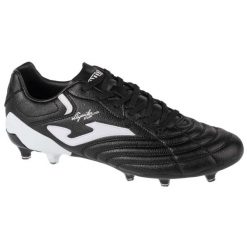 Buty piłkarskie korki męskie Joma AGUILA CUP lanki treningowe firm ground. Czarne buty treningowe Joma, bez wzorów, do piłki nożnej. Za 219.99 zł.
