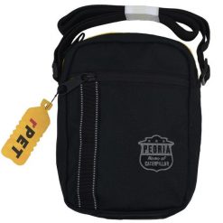 Saszetka na ramię Caterpillar Peoria City Bag pojemność 2,5 L. Czarne torby na ramię CATerpillar, bez wzorów, na ramię, bez dodatków. Za 89.99 zł.