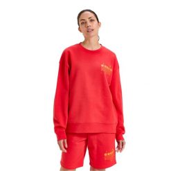 Bluza DIADORA SWEATSHIRT CREW MANIFESTO. Niebieskie bluzy Diadora, m, bez wzorów, bez kaptura. Za 149.99 zł.