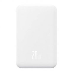 Magnetyczny mini powerbank Baseus 5000mAh 20W (biały). Białe powerbanki Baseus. Za 120.00 zł.